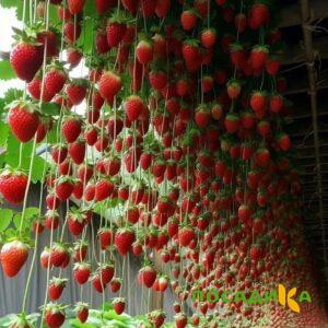 Клубника ампельная Анастасия купить по цене от 370р. в интернет-магазине «Посадика» с доставкой почтой в в Рузаевкае и по всей России – [изображение №1].